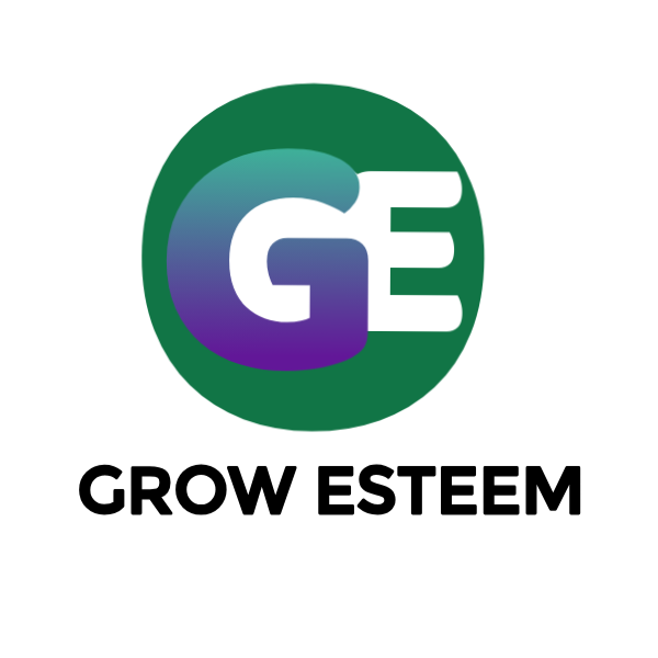 Grow Esteem - Black Logo - Made with PosterMyWall